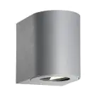 Nordlux Canto 2 Wandleuchte Aluminium Grau Up & Down - 10.6W 500lm - 830  | IP44