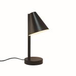 Nordlux Wilmer Lampe De Table Métal Noir | Convient pour E14