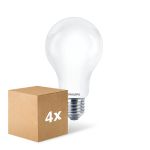 Lot 4x Philips Classic LED Ampoule E27 Poire Dépolie 17.5W 2452lm - 827  | Remplacement 150W