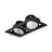 Philips Spot LED Greenspace Accent Gridlight Aluminium Noir 46W 2700lm 36D - 930  | 154mm - IP20 - Meilleur Rendu De Couleur - Dali Dimmable