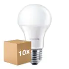 Lot 10x Philips CorePro LED Ampoule E27 Poire Dépolie 13W 1521lm - 840 Blanc Froid | Équivalent 100W