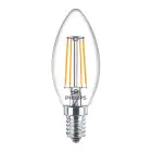 Philips Corepro LED Bougie E14 Filament Claire 4.3W 470lm - 840  | Remplacement 40W